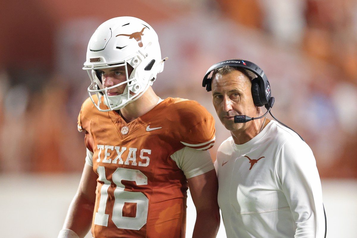 Texas' Steve Sarkisian Sends Powerful Message on Arch Manning Expectations