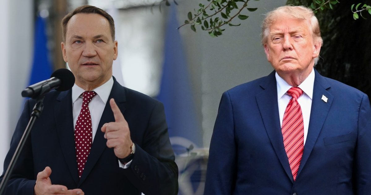 "Sam go nominuję". Sikorski wskazuje wielką szansę dla Trumpa