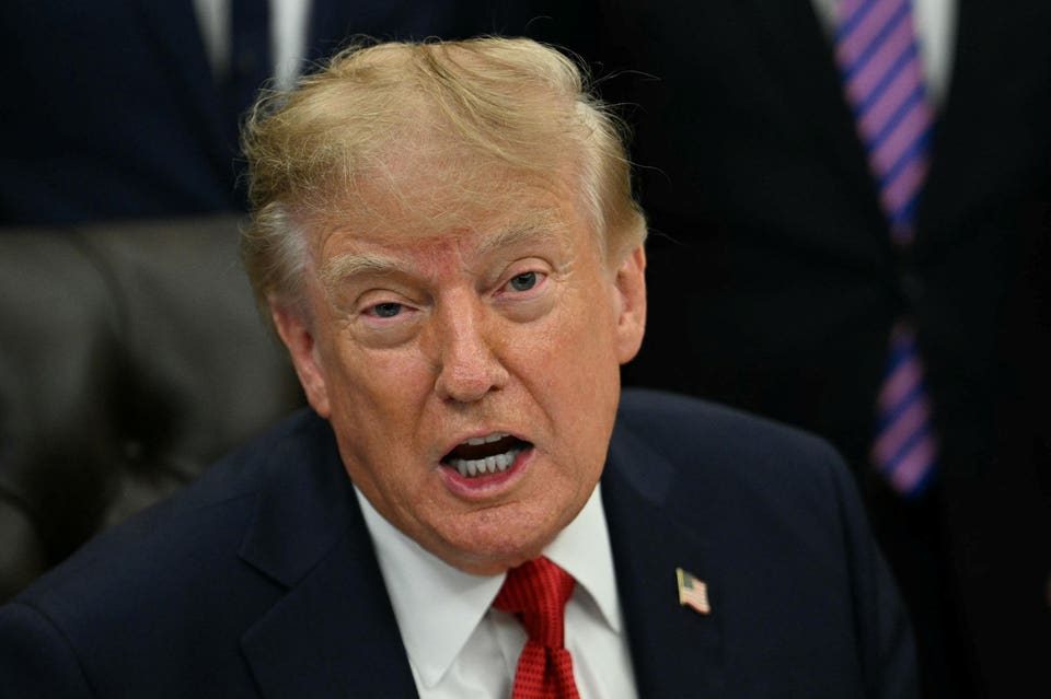 Trump Drowned Out By Static Without TV Pool After Banning Major Outlets