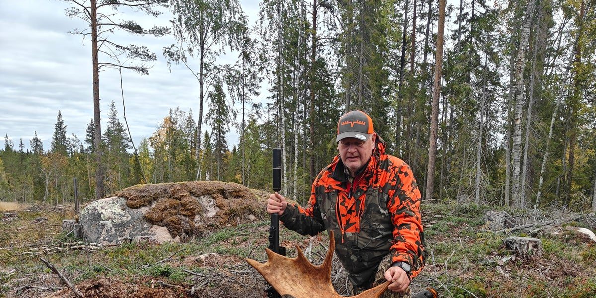 Pensionär med nybörjartur: Anders sköt en 16-taggare