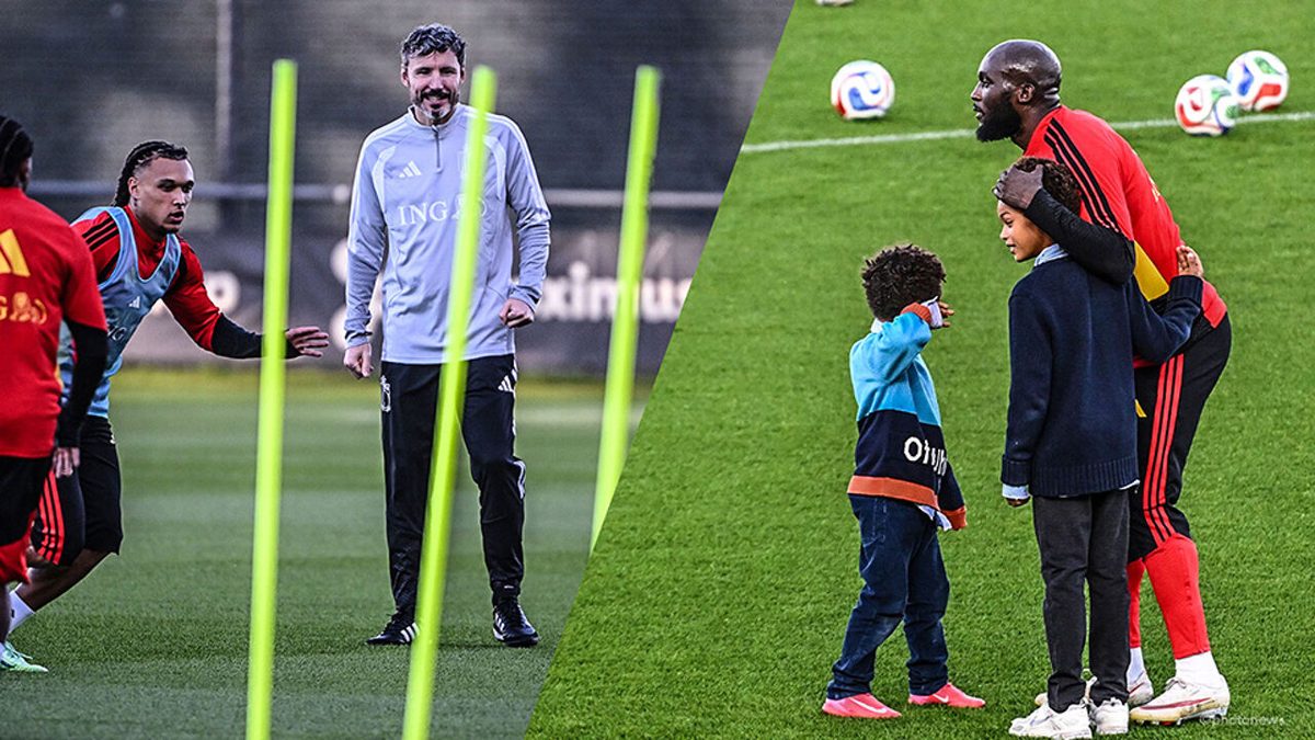 Zoontjes van Lukaku stalen even de show: Mark van Bommel trapt tijdperk bij Rode Duivels af onder toeziend oog van 1.00…