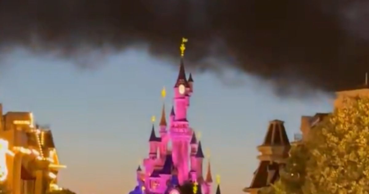 Que se passe-t-il à Disneyland ? Un incendie se serait déclaré à proximité du parc, un énorme nuage de fumée visible pa…