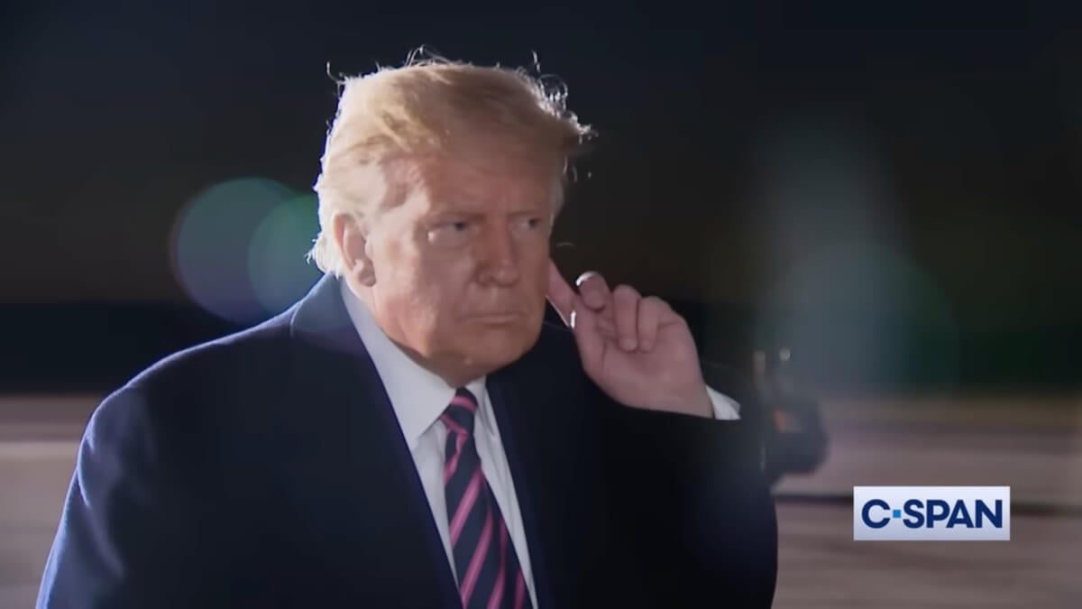 Nation granted reprieve as Trump inadvertently bans microphones from press conference