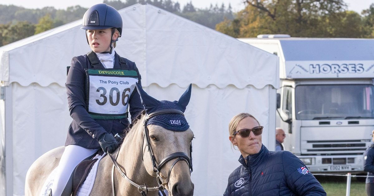 Mia Tindall beweist, dass sie im Sattel ganz Mama Zara Tindall ist