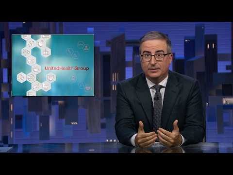 John Oliver snackar sjukförsäkringar