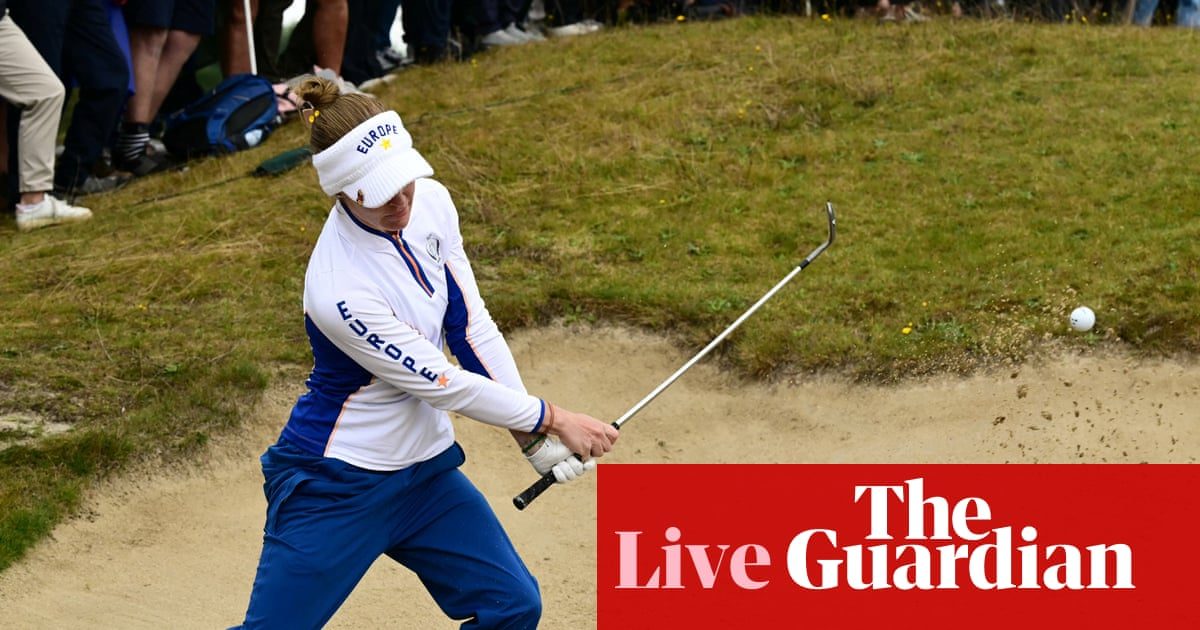 Solheim Cup golf 2026: Europe v USA, day one – live