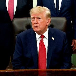 Nieuwszenders VS tonen zich solidair met geboycot CNN: Trump onverstaanbaar of helemaal niet in beeld