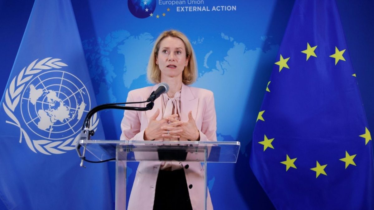 Kallas dringt auf Aufrechterhalten von EU-Sanktionen gegen Russland