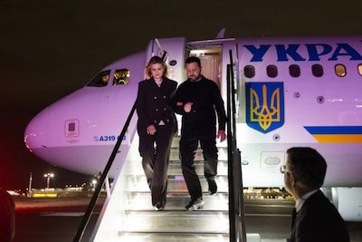Zelensky aangekomen in New York - Macron heeft “lang en goed gesprek” met Trump