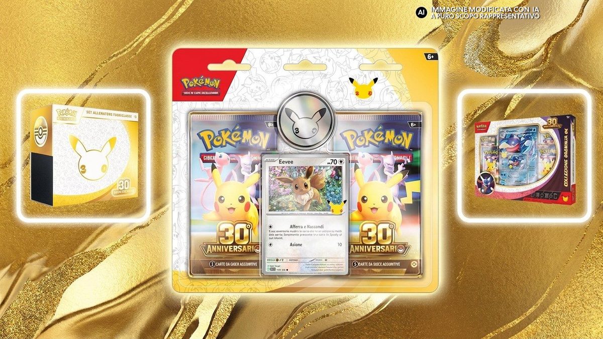 Amazon: preorder senza rivenditori per tutti i box carte Pokémon del 30esimo anniversario!