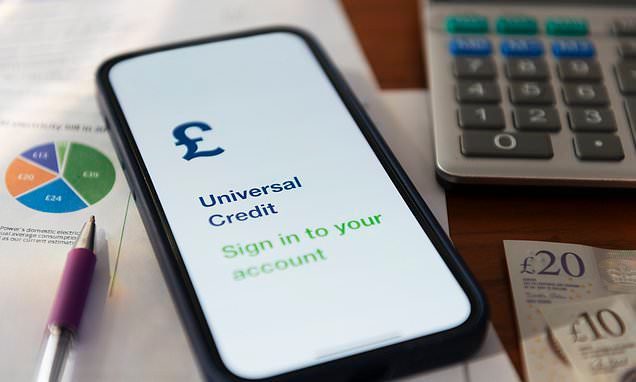 One in five working-age adults are now receiving Universal Credit, official figures show