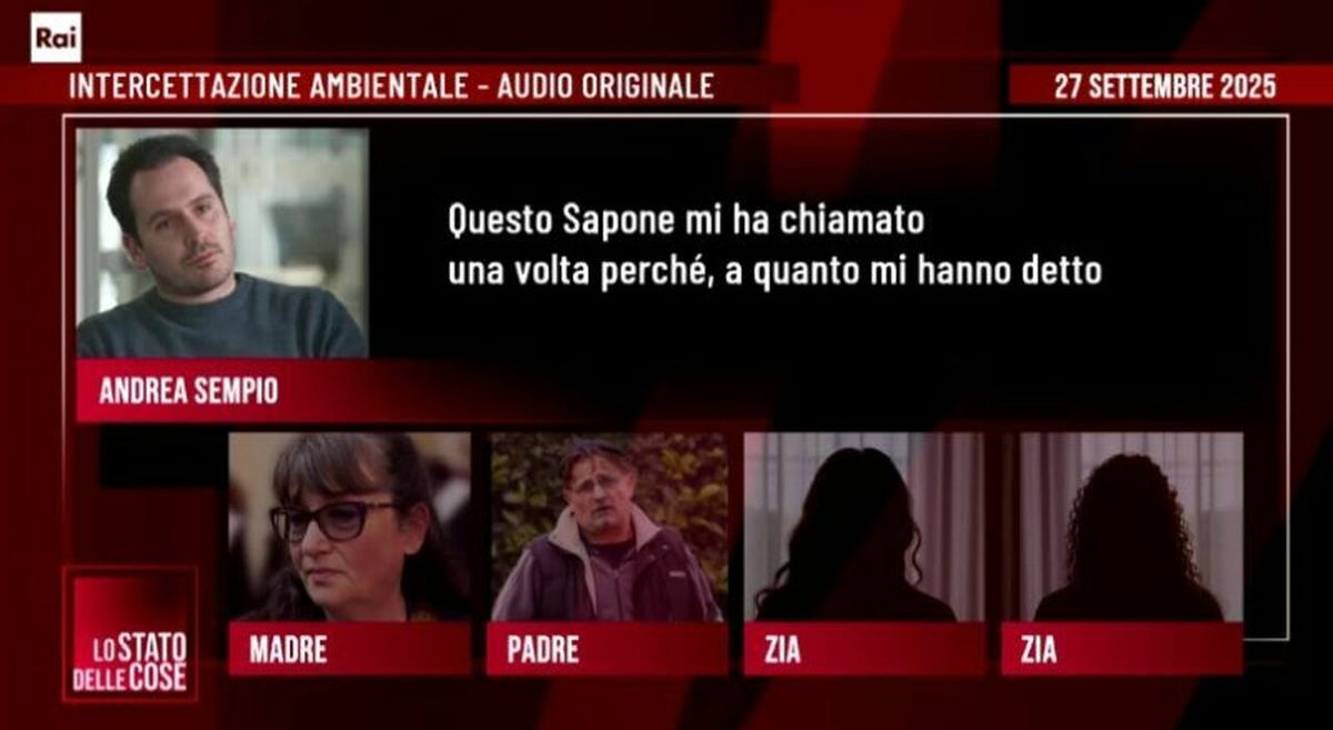 Garlasco, Andrea Sempio e l'audio inedito su Silvio Sapone: «Mi hanno detto che c'era un sistema: "Se mi dai i soldi ti…