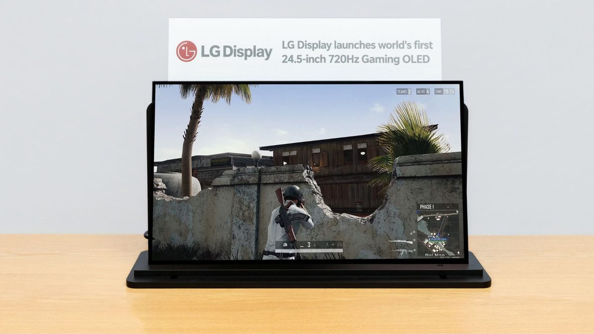 LG Display launches OLED panel with lofty 720Hz refresh rate