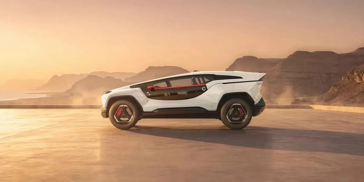 Waarom Saudi-Arabië juist nu een bizarre EV onthult