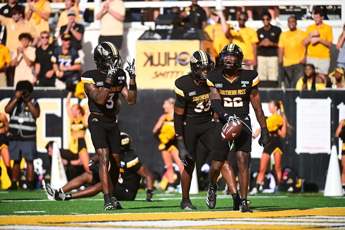 Kobi Albert never had an interception. He had 3 in one game for Southern Miss football