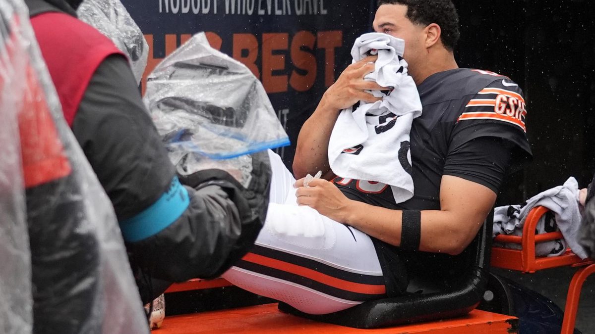Bears QB Caleb Williams is 'week to week' with hamstring injury, coach Ben Johnson says