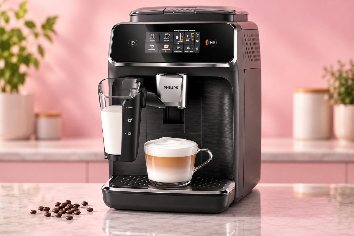 Philips 2300 LatteGo a 369,87€, caffè e schiuma con un tocco