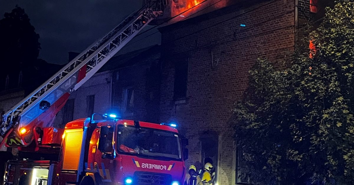 Violent incendie à Andenne : une maison ravagée par les flammes