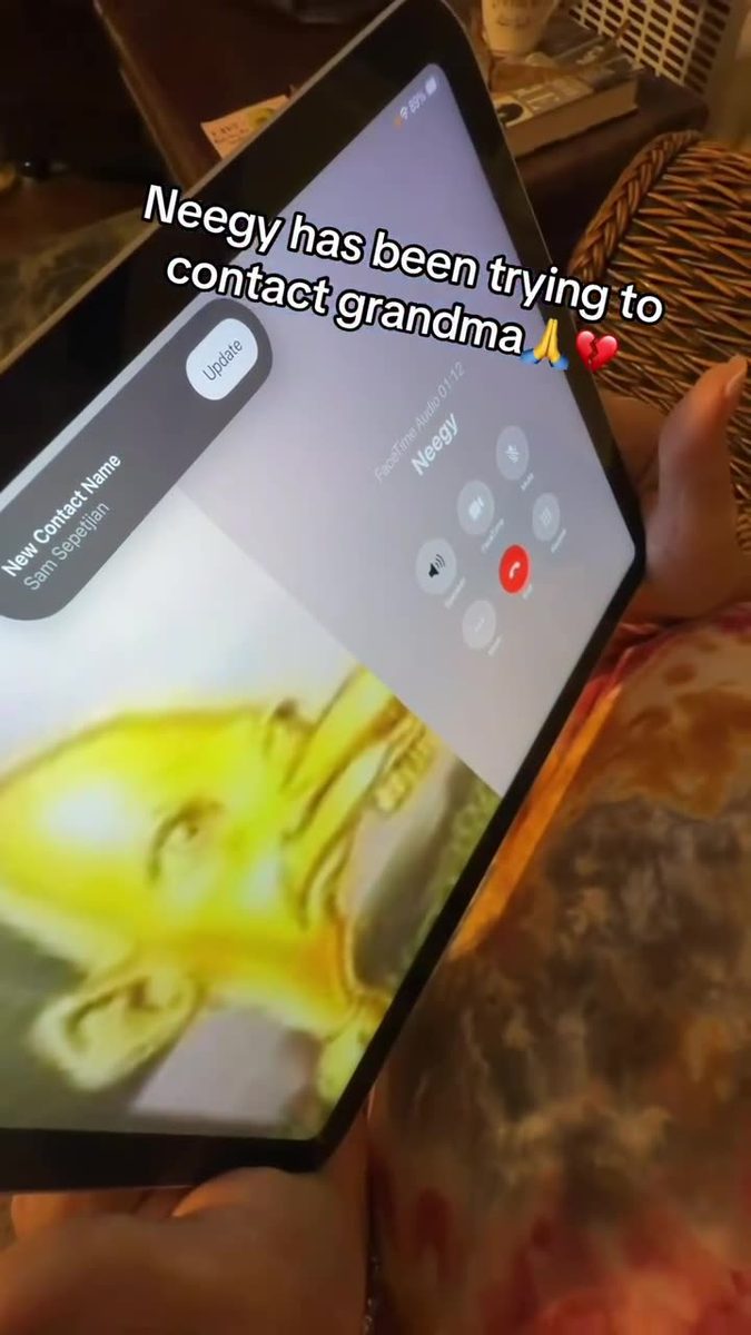 What is Grandma doing.