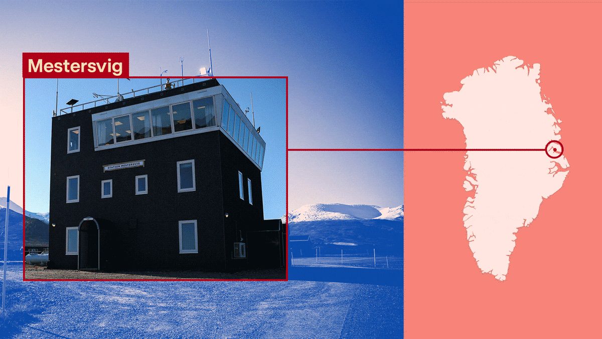 Se kortet: Her vil USA etablere to nye baser i Grønland