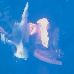 Video | Amerikaans leger geeft beelden van aanval op Iraanse olietankers vrij