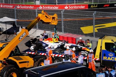 Eerste crash op het splinternieuwe Madring Circuit, Kimi Antonelli snelst in tweede vrije training