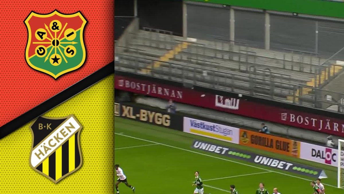 Se høydepunktene fra GAIS - BK Hacken