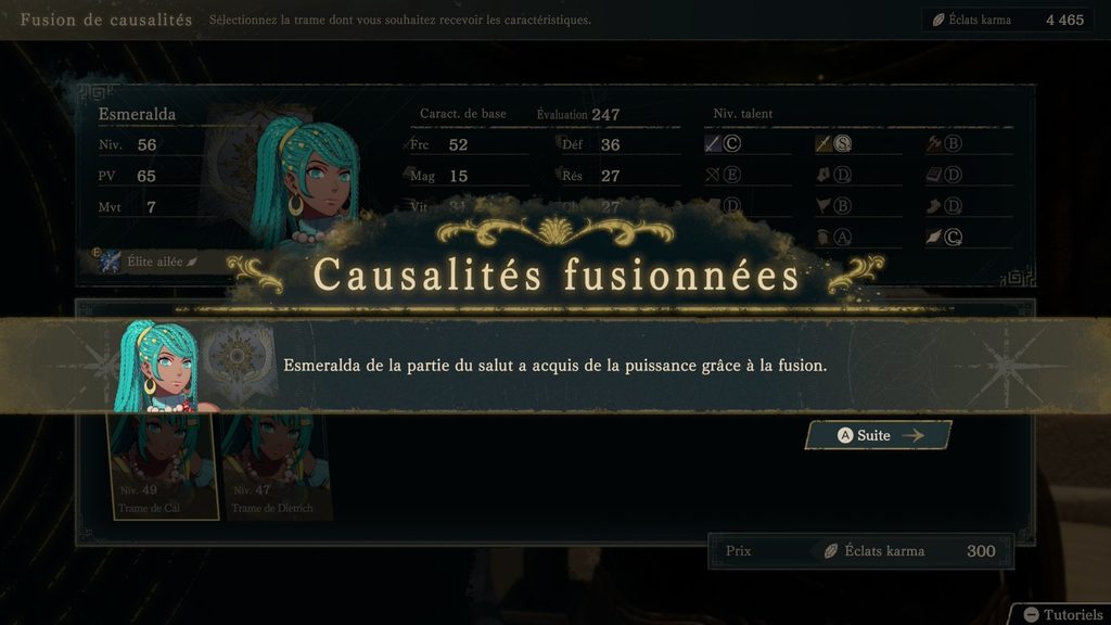 Fire Emblem Fortune's Weave : recruter un personnage dans plusieurs trames, quel impact ?