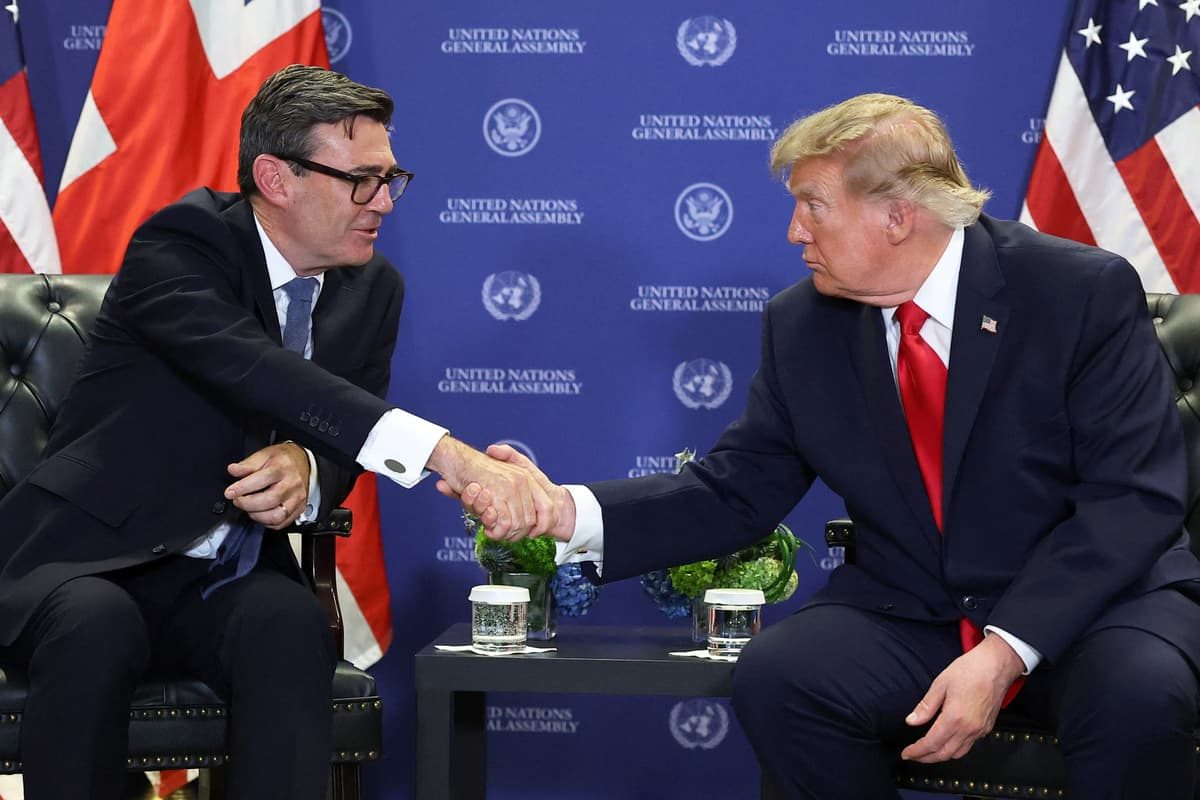 US-UK relationship ‘more up’ with Burnham than Starmer, Trump claims
