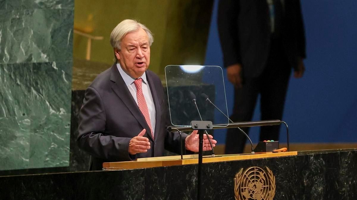 António Guterres: "Las fracturas de nuestro mundo se están agrandando, y las grietas se han convertido en abismos"