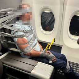 Passagiers op Amerikaanse vlucht tapen agressieve passagier vast aan stoel