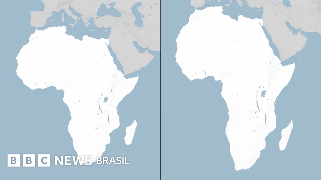 ONU aprova novo mapa-múndi mais fiel ao tamanho real da África