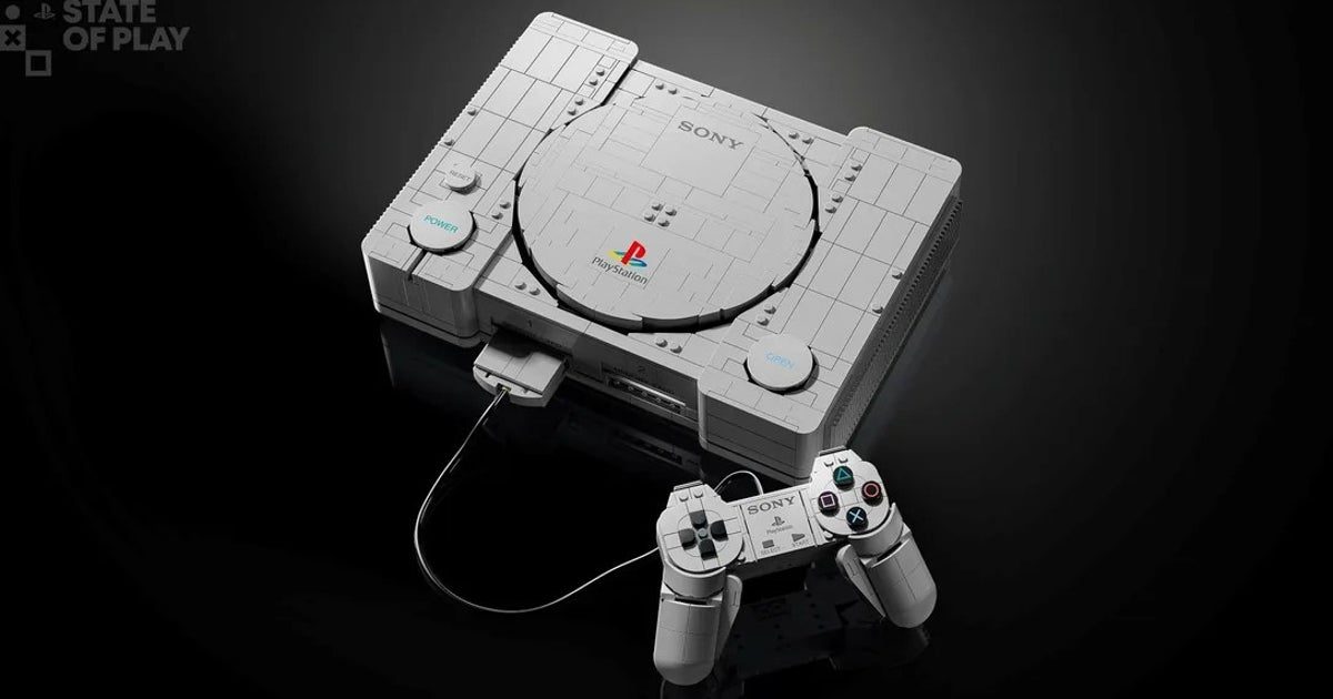 A Lego replica of the original PlayStation will be available next month