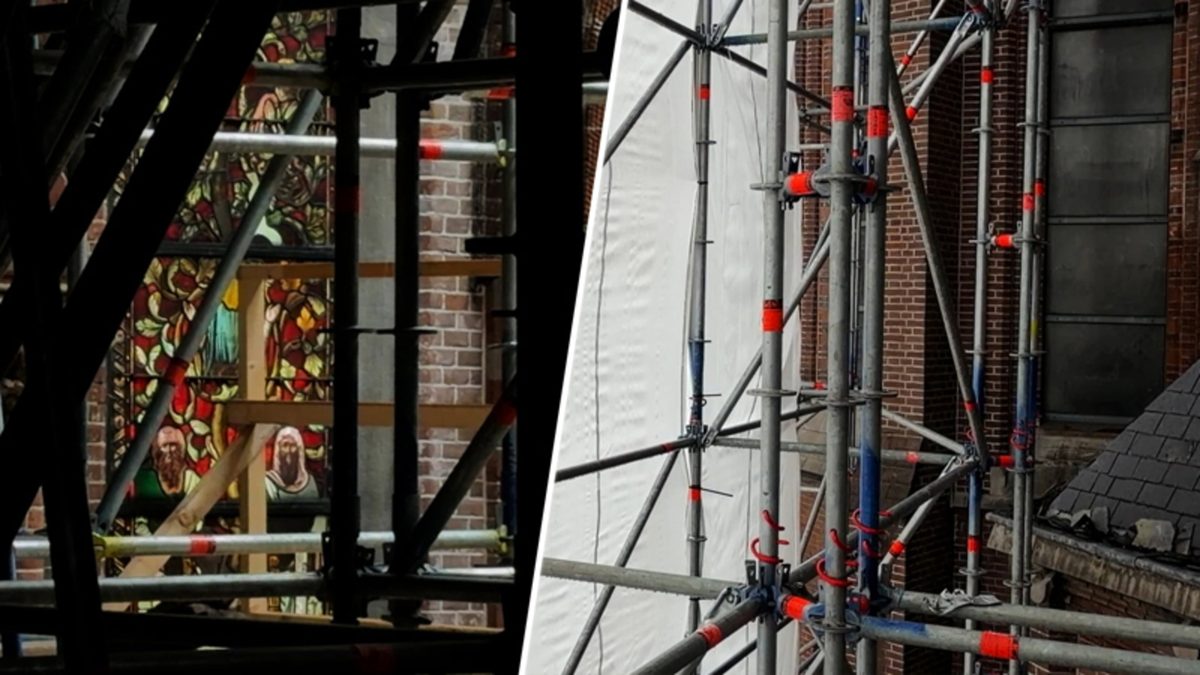 Zo ziet afgebrande Amsterdamse Vondelkerk er nu van binnen uit