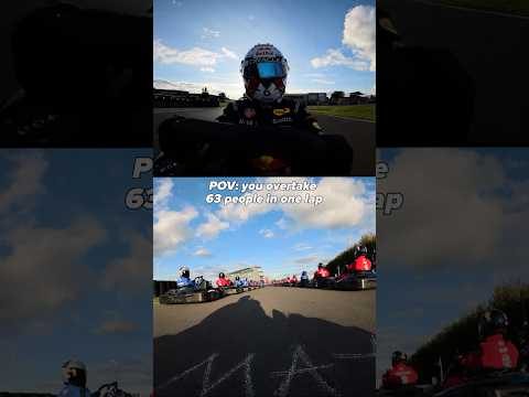 Max Verstappen Races 100 Amateurs 😅