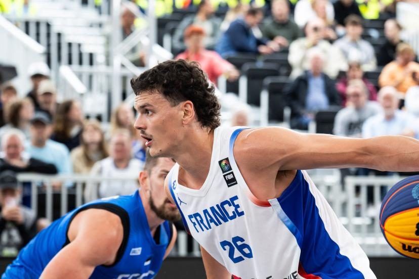 Les Bleus battus par l'Allemagne pour leur deuxième match de poules à la Coupe d'Europe de basket 3x3