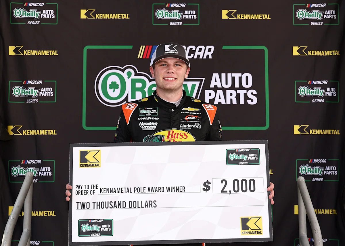NASCAR starting lineup for O'Reilly Chase race at Darlington in 2026