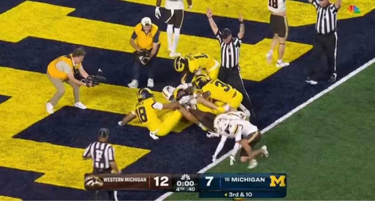 College football media flabbergasted by Michigan’s controversial Hail Mary win over WMU