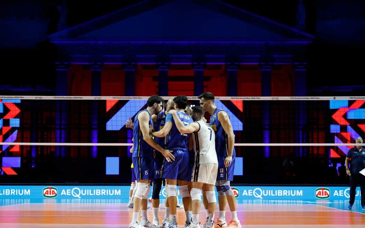Europei di volley maschile, la classifica dell'Italia e dei gironi