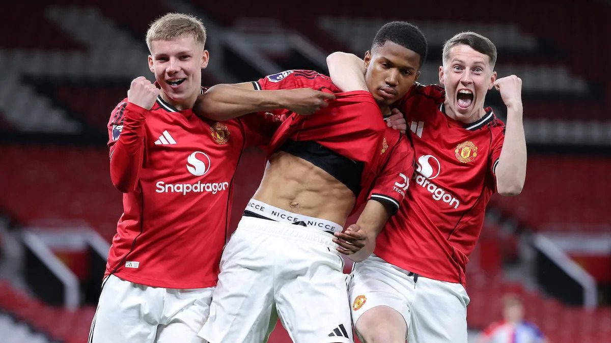 Man United academy forward who left on deadline day just netted a hat-trick against Man City on his debut