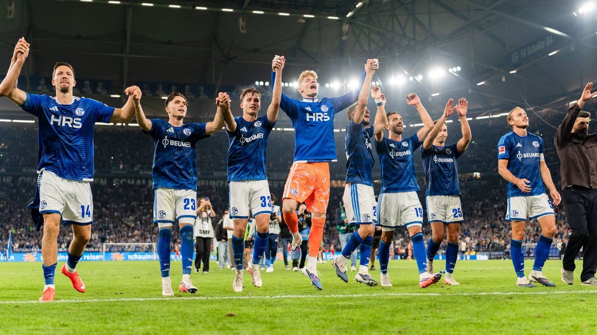 Bundesliga: Aufsteiger Schalke gegen FC Bayern: Sie rannten bis das Arenadach wegflog