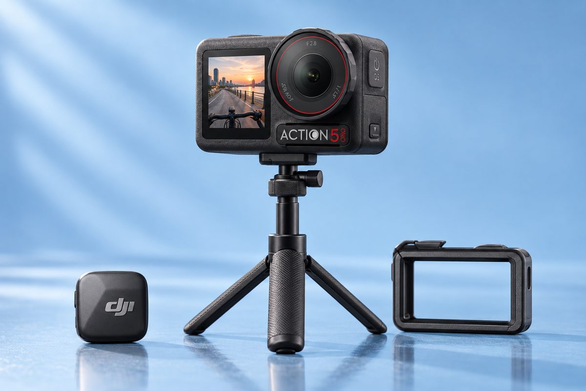 DJI Osmo Action 5 Pro a 365€, il kit per vlog e sport al minimo storico