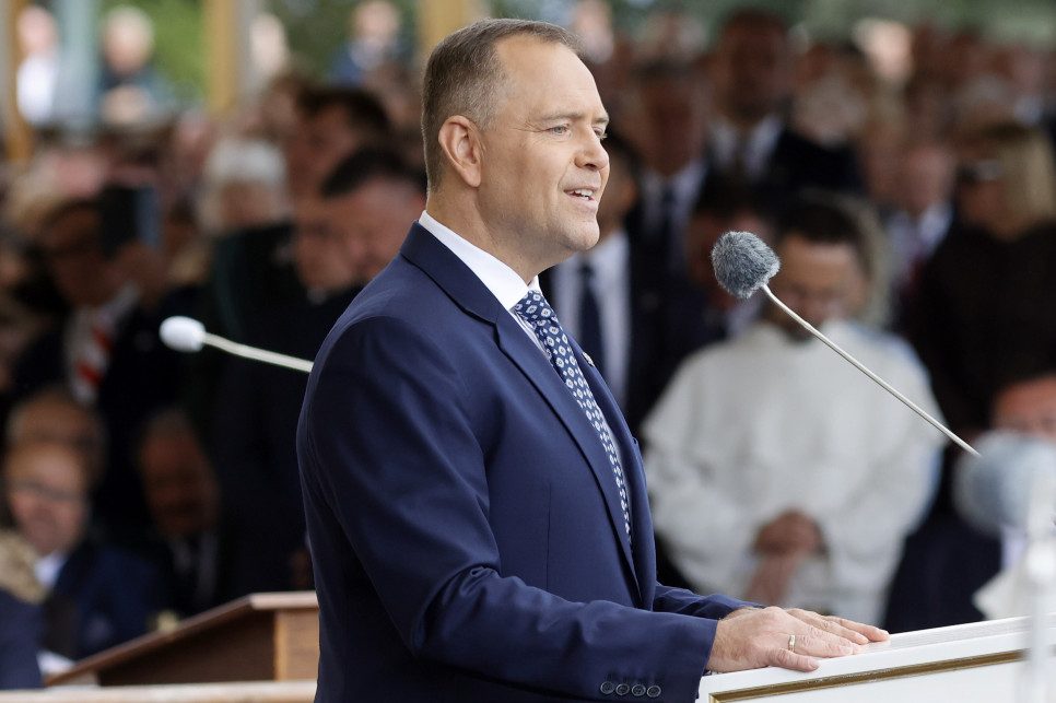 „Zostałem prezydentem zbyt późno”. Nawrocki tłumaczy się podczas dożynek