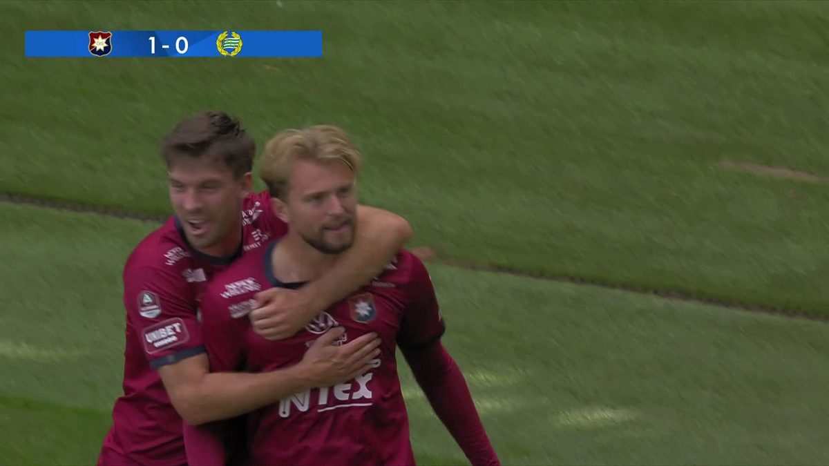 William Hofvander med mål mot Hammarby