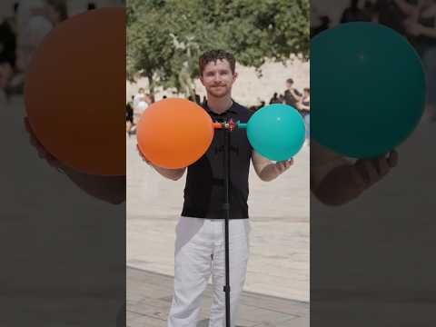 watching these balloons fly away after the valve opens 🌬️🎈