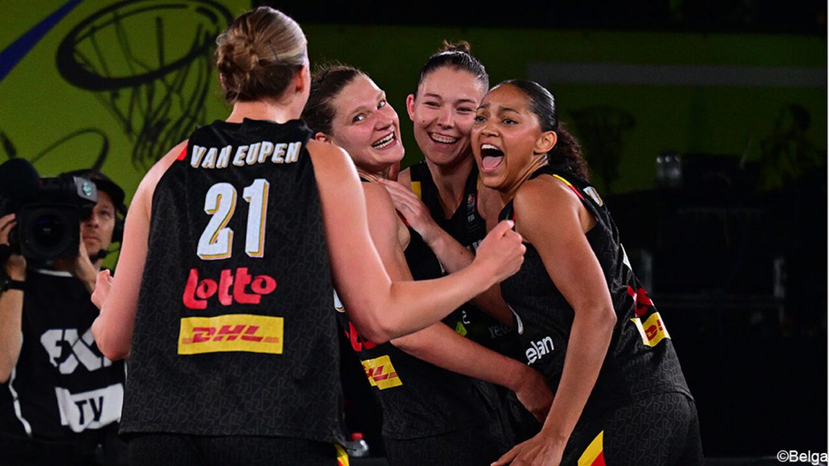 Wat een stunt! 3x3 Belgian Cats kloppen Polen en plaatsen zich voor kwartfinales van EK in Antwerpen