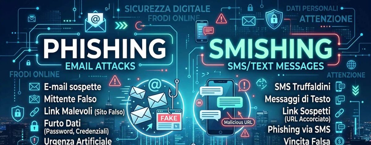Phishing e smishing: ACN rileva nuove campagne