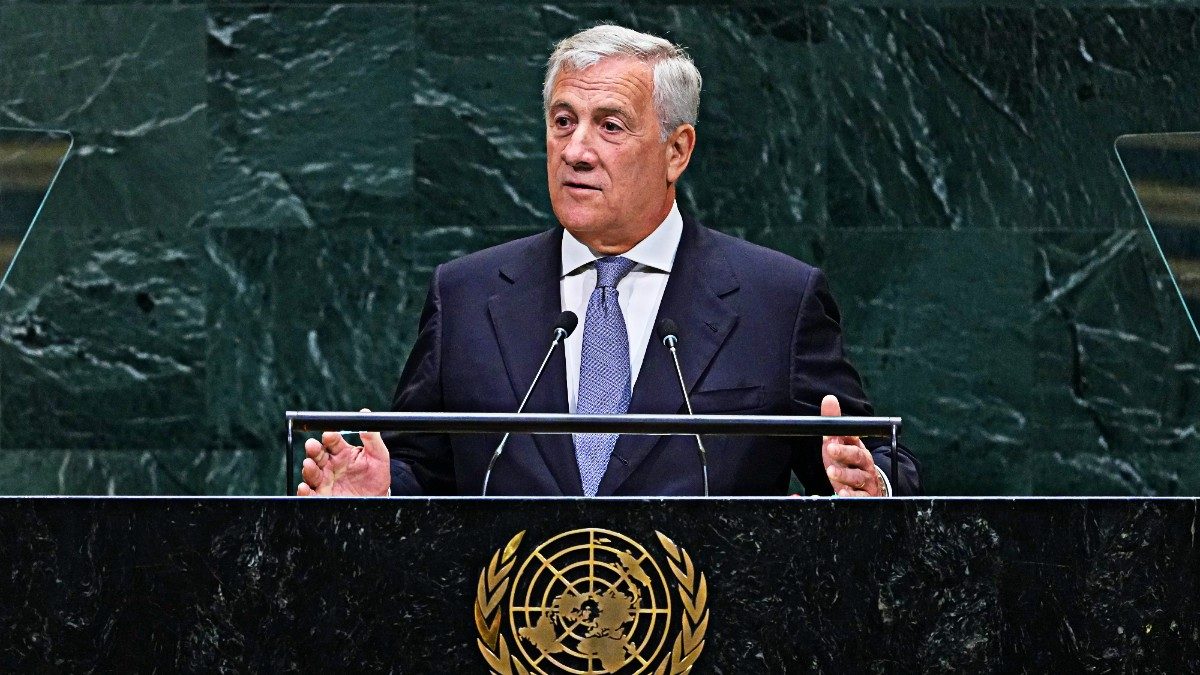L’italian-english (molto poco british) del ministro Tajani al Consiglio di sicurezza Onu | il video