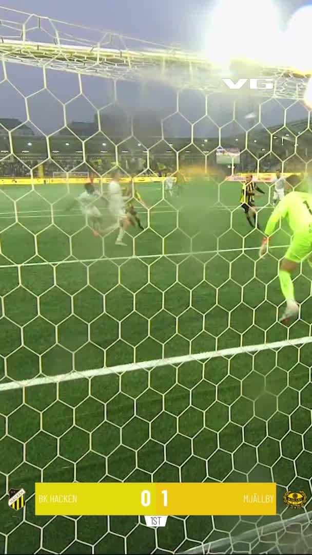 0-1: Bergstrom, Mjällby