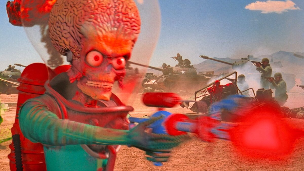 heise+ | 30 Jahre nach der Invasion: Mars Attacks! im 4K-Heimkinotest